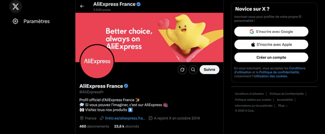 Comment contacter AliExpress