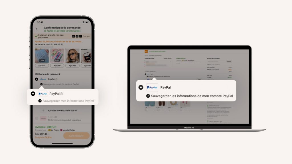 Comment utiliser PayPal pour payer sur Temu