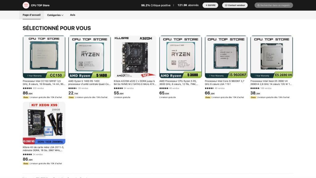 Buying a processor on AliExpress : Top 8 of the best stores