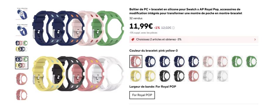 bracelet Royal Pop sur AliExpress