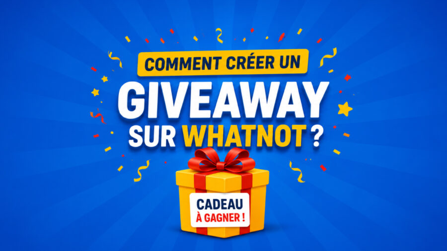 créer un giveaway sur Whatnot