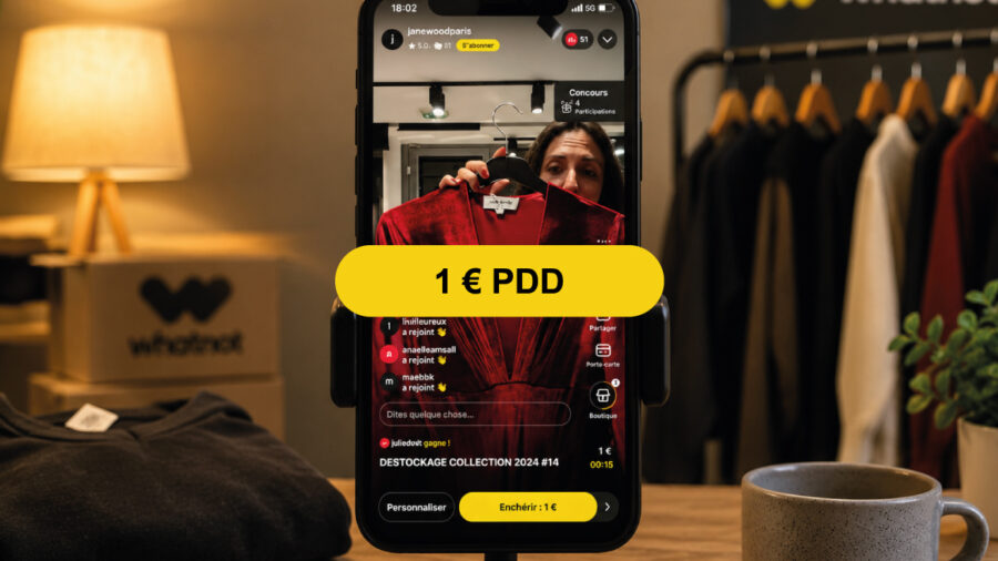 Enchères Whatnot à 1 € PDD